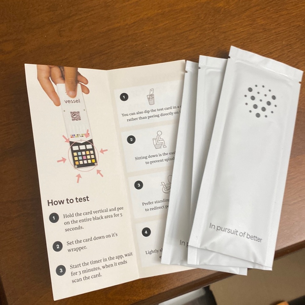Vessel Test Strips